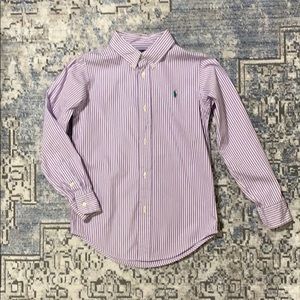 Like new, Ralph Lauren Boys Striped Dress Shirt
